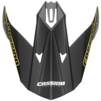 kšilt pro přilby LIBOR PODMOL Junior, CASSIDA, dětská (černý matný/žlutý/šedý)