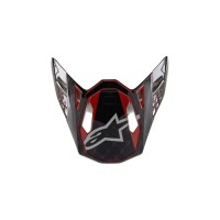 kšilt pro přilby SUPERTECH S-M10 2020 limitovaná edice SX SAN DIEGO, ALPINESTARS (černá/šedá/červená, verze ECE 22.05)