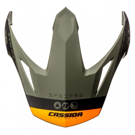 kšilt pro přilby Tour Spectre, CASSIDA (zelená matná/šedá/oranžová/černá)