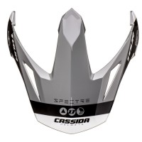 kšilt pro přilby Tour Spectre, CASSIDA (šedá/bílá/černá)
