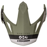 kšilt pro přilby Tour Spectre, CASSIDA (zelená matná/šedá/černá)