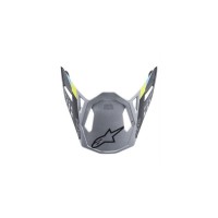 kšilt pro přilby SUPERTECH S-M8 CONTACT, ALPINESTARS (stříbrná matná)