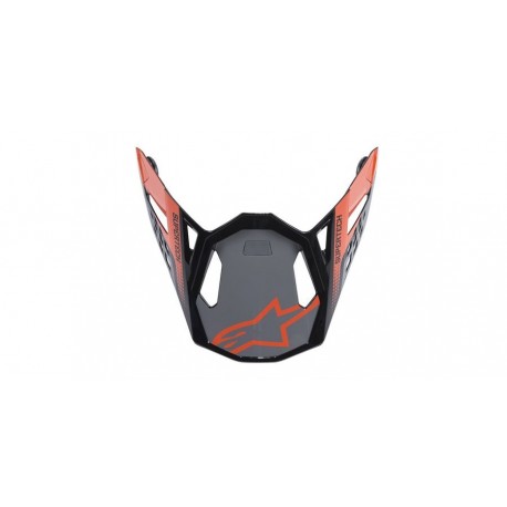 kšilt pro přilby SUPERTECH S-M8 TRIPLE, ALPINESTARS (oranžová/šedá/černá lesklá)