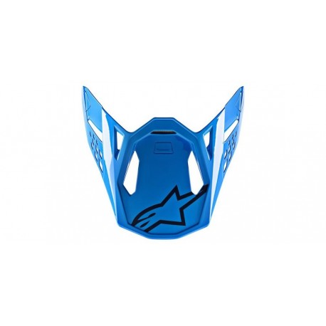 kšilt pro přilby SUPERTECH S-M8 RADIUM, ALPINESTARS (modrá lesklá)