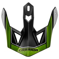 kšilt pro přilby Cross Pro 2, CASSIDA (zelená perleť/černá/bílá)