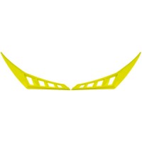 zadní kryty vrchní ventilace pro přilby Cross Pro 2, CASSIDA (žlutá fluo)