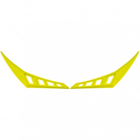 zadní kryty vrchní ventilace pro přilby Cross Pro 2, CASSIDA (žlutá fluo)