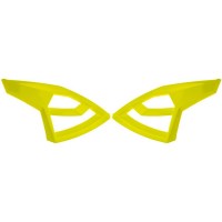 čelní kryty vrchní ventilace pro přilby Cross Pro 2, CASSIDA (žlutá fluo)