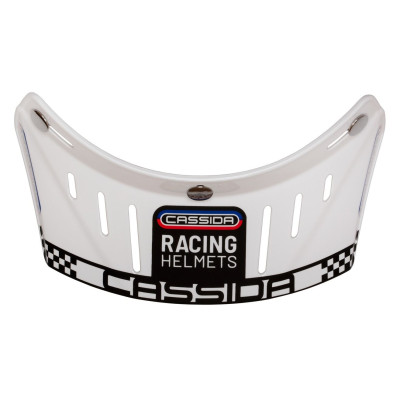 plochý kšilt Oxygen Racing Spirit, CASSIDA (bílý, cvakání na druky)