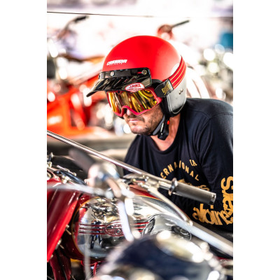 plochý kšilt Oxygen Jawa, CASSIDA (černý, cvakání na druky)