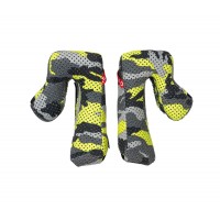 lícnice interiéru pro přilbu AVIATOR 3, AIROH (camo šedé)