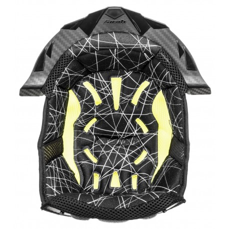 klobouk interiéru pro přilbu TWIST 2.0, AIROH (černá)