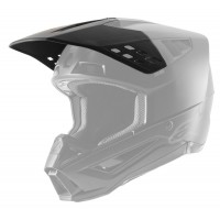 kšilt pro přilby S-M5 SOLID, ALPINESTARS (černá/hnědá matná, verze ECE 22.05)