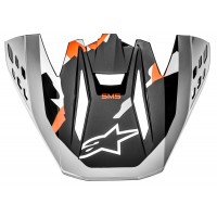 kšilt pro přilby S-M5 ROVER, ALPINESTARS (červená fluo/šedá/maskáč, verze ECE 22.05)