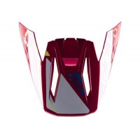 kšilt pro přilby S-M5 ACTION, ALPINESTARS (červená/žlutá fluo/bílá/modrá, verze ECE 22.05)