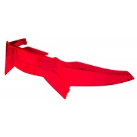 aerodynamický stabilizátor pro přilby AERO, CASSIDA - ČR (červený probarvený polykarbonát plast)