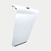 aerodynamický spoiler pro přilby SUPERTECH R10 SOLID racing profil, ALPINESTARS (bílá)