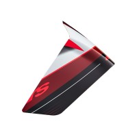 aerodynamický spoiler pro přilby SUPERTECH R10 TEAM racing profil, ALPINESTARS (černá/červená/bílá)