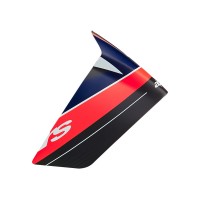 aerodynamický spoiler pro přilby SUPERTECH R10 TEAM racing profil, ALPINESTARS (černá/červená/modrá/bílá)