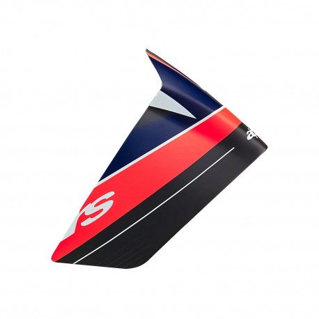 aerodynamický spoiler pro přilby SUPERTECH R10 TEAM racing profil, ALPINESTARS (černá/červená/modrá/bílá)