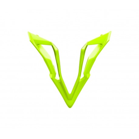 kryt bradové ventilace pro přilbu WRAAAP, AIROH (Lollipopp / Diamond - žlutý fluo lesklý)