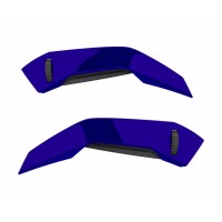 vrchní kryt ventilace pro přilbu CONNOR, AIROH (Achieve - modrý lesklý)