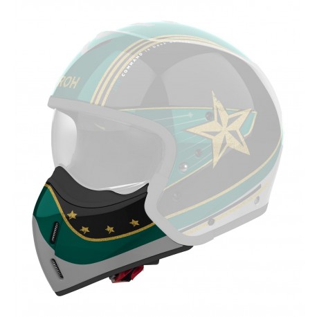 bradový chránič pro přilbu J110, AIROH (Command - zelený lesklý)