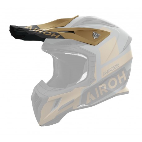 kšilt pro přilbu AVIATOR ACE 2, AIROH (Sake - zlatý matný)