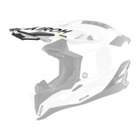 kšilt pro přilbu AVIATOR 3 (nové logo), AIROH (bílá)