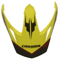 kšilt pro přilby Tour Globe, CASSIDA - ČR (černá/žlutá fluo/červená)