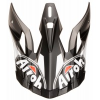 náhradní kšilt pro přilby AVIATOR 2.2 Check, AIROH (bílá mat)