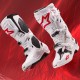 boty TECH 10 SUPERVENTED, ALPINESTARS, perforované (bílá/červená/černá) 2025