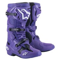 boty TECH 10, ALPINESTARS (fialová/černá/bílá) 2025