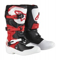 boty TECH 3S YOUTH, ALPINESTARS, dětské (bílá/černá/červená) 2025