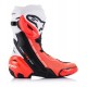 boty SUPERTECH R VENTED, ALPINESTARS (černá/bílá/červená fluo, perforovaná obšívka) 2025