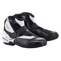 boty SMX-1 R VENTED, ALPINESTARS (černá/bílá, perforovaná obšívka) 2025