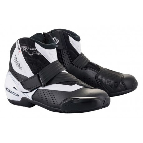 boty SMX-1 R VENTED, ALPINESTARS (černá/bílá, perforovaná obšívka) 2025