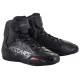 boty FASTER-3, ALPINESTARS (černá/stříbrná)