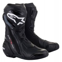 boty SUPERTECH R VENTED, ALPINESTARS (černá, perforovaná obšívka) 2025