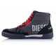 boty AKIO kolekce DIESEL JEANS, ALPINESTARS (černá/šedá/červená)
