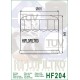 Olejový filtr HF204 (HIFLOFILTRO)