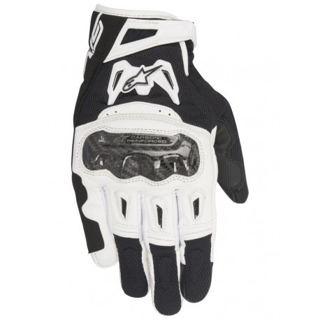 rukavice SMX-2 AIR CARBON, ALPINESTARS (černé/bílé) 2025