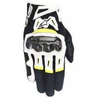 rukavice SMX-2 AIR CARBON, ALPINESTARS (černé/bílé/žluté fluo) 2025