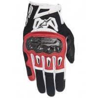 rukavice SMX-2 AIR CARBON, ALPINESTARS (červené/černé/bílé) 2025