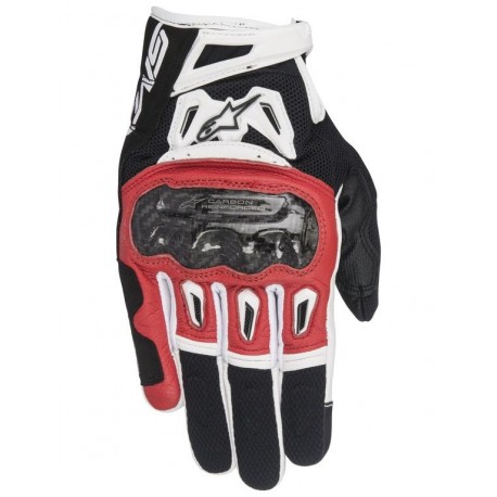 rukavice SMX-2 AIR CARBON, ALPINESTARS (červené/černé/bílé) 2025