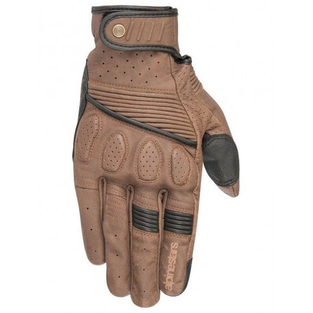 rukavice CRAZY EIGHT OSCAR, ALPINESTARS (černé/hnědé)