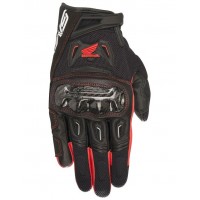 rukavice SMX-2 AIR CARBON HONDA kolekce, ALPINESTARS (černá/červená) 2025
