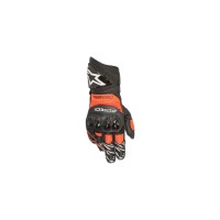 rukavice GP PRO R 3, ALPINESTARS (černá/červená fluo)
