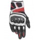 rukavice SP X AIR CARBON 2, ALPINESTARS (černá/bílá/červená fluo) 2025