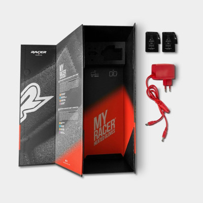 vyhřívané rukavice IWARM CITY, RACER (hnědá)